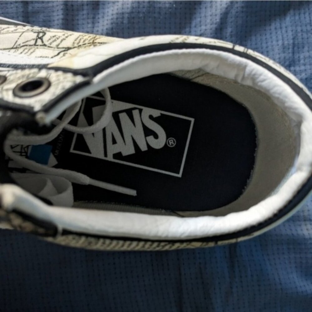 Vans MOCA Old Skool Women size 5 Frances Stark Los Angeles Maps Sneakers 012026 - Picture 11 of 11